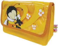 Nici trousse de toilette enfant abeille - trousse colorée pour enfants