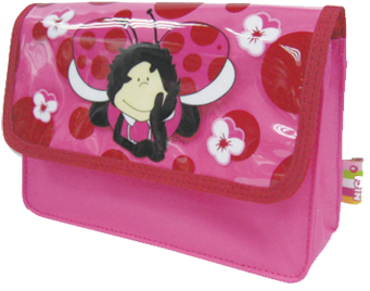 Nici trousse de toilette enfant coccinelle multicolore - trousse joyeuse