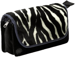 Nici trousse de toilette zèbre - trousse enfant motif zèbre multicolore
