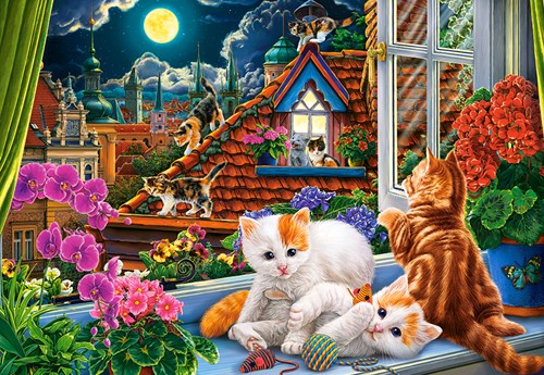 Castorland puzzle chatons animaux 1500 pièces jigsaw