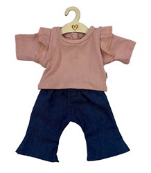 Hollie ensemble vêtements poupée jean - tenue tendance pour poupées