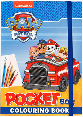 Wins Holland livre de coloriage Paw Patrol bleu - format poche pour enfants