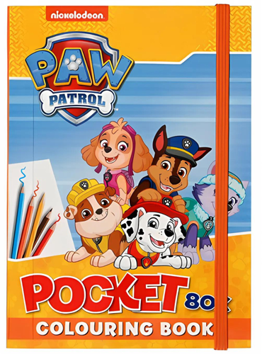 Wins Holland livre de coloriage Paw Patrol pocket jaune - jouet créatif