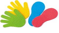 Eduplay jeu éducatif Empreintes de mains et de pieds 6 paires multicolores