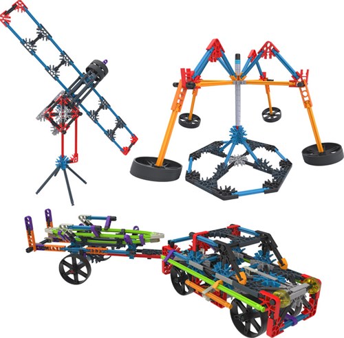 KNEX CLASSICS 500 PC - 30 MODEL WINGS AND WHEELS BUILDING SE-3