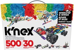 K'nex coffret de construction Wings and Wheels - 500 pièces - 30 modèles - jouet STEM