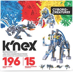 K'nex coffret de construction Cyborg Creatures - 15 modèles - 196 pièces - jouet STEM