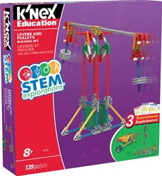 K'nex coffret de construction STEM leviers et poulies - jouet éducatif 8+