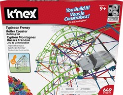 K'nex set de construction montagnes russes Typhoon Frenzy - Jouet STEM - Multicolore