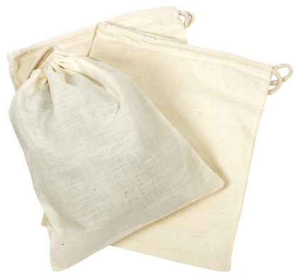 Sac à billes en coton à décorer kit créatif enfants billes rangement