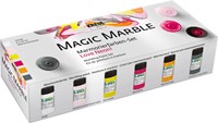 Kreul set de peinture marbrée 6x20 ml effet néon Love Neon marbrer