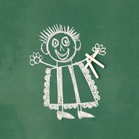 SES Creative craie blanche pour tableau 12 pièces sans poussière lavable-2