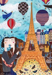 D-Toys puzzle Paris 1000 pièces Andrea Kürti puzzle artistique