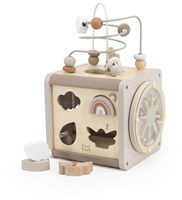 Label Label cube d'activités en bois jouet nougat éducatif