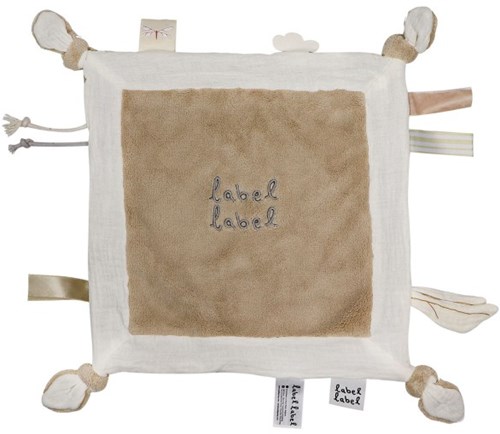 Label Label doudou nougat bébé coton durable