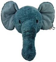 Label Label décoration murale éléphant Elly bleu - déco murale 3D chambre enfant