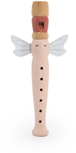 Label Label flûte en bois rose - instrument de musique pour enfants