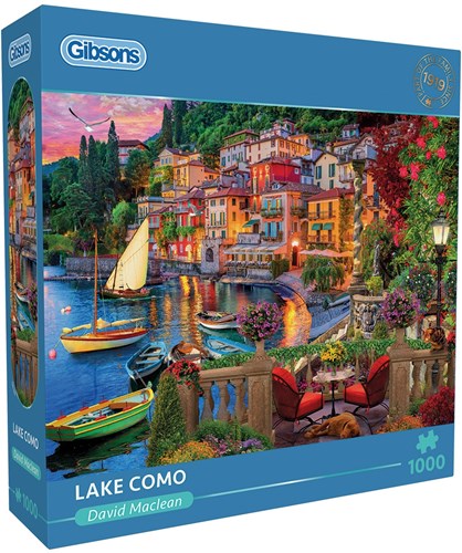 Gibsons puzzle Lake Como - 1000 pièces de plaisir-2