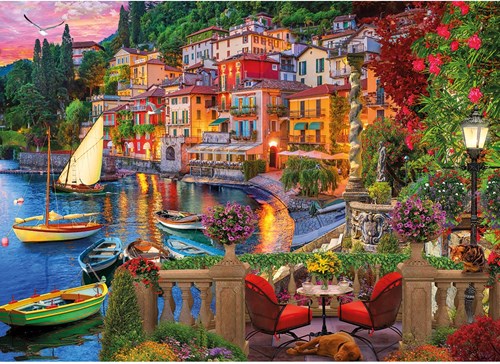 Gibsons puzzle Lake Como - 1000 pièces de plaisir