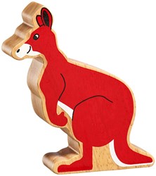 Lanka Kade jouet Kangourou rouge figurine moyenne en plastique