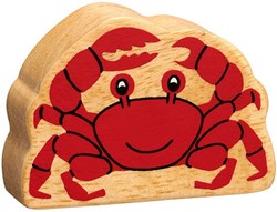 Lanka Kade jouet en bois Crabe Rouge petit jouet éducatif