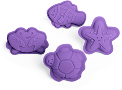 Bigjigs Moules à sable pour personnages lavande violette