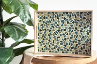 Little Creations plateau mosaïque kit DIY vert - set créatif à fabriquer