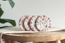 Little Creations set DIY mosaïque - dessous de verre créatifs pastel