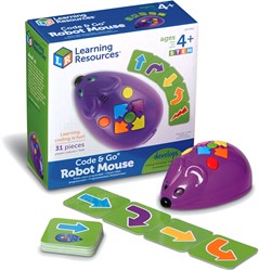 Learning Resources souris robot programmable jouet bleu éducatif STEM