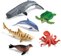Learning Resources jouets - Coffret Jumbo Animaux Marins pour enfants
