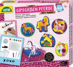 Lena kit créatif chevaux plâtre paillettes aimants jouet créatif