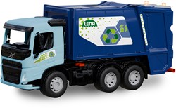 Lena camion poubelle Volvo FMX véhicule jouet avec essieux en acier 52 cm