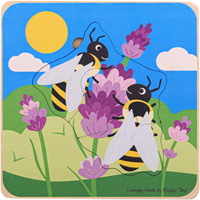 Bigjigs Puzzle cycle de vie abeille