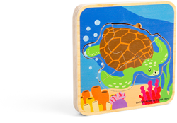 Bigjigs Puzzle cycle de vie tortue de mer