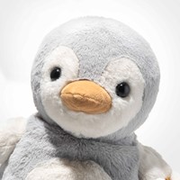 Steiff peluche pingouin Lio 22 cm gris-blanc jouet en peluche-3