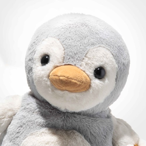 Steiff peluche pingouin Lio 22 cm gris-blanc jouet en peluche-3