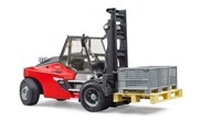 Bruder chariot élévateur jouet Linde HT160 avec palette et boîtes-2