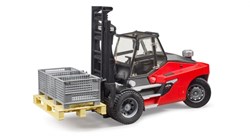 Bruder chariot élévateur jouet Linde HT160 avec palette et boîtes