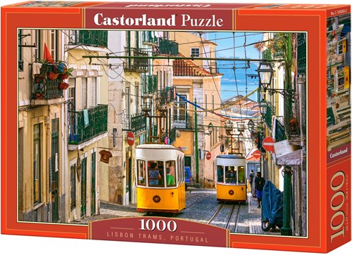 Castorland puzzle Lisbon Trams Portugal - puzzle 1000 pièces-2