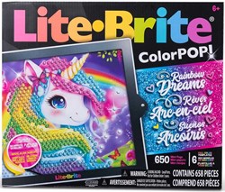 Basic Fun jouet tableau lumineux arc-en-ciel créatif - Lite Brite Colorpop
