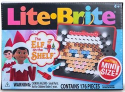 Basic Fun jouet lumineux à chevilles Elf on the Shelf mini - cadeau créatif de Noël
