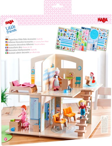HABA Little Friends - Decoratieve kleefaccessoires Stadsvilla