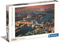 Clementoni puzzle vue aérienne de Londres - 2000 pièces adulte-2