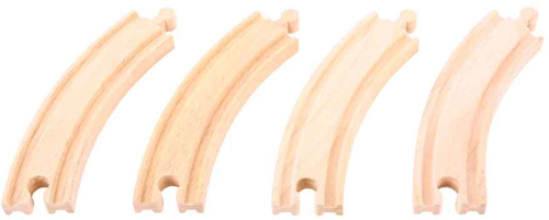 Bigjigs Longs rails courbes