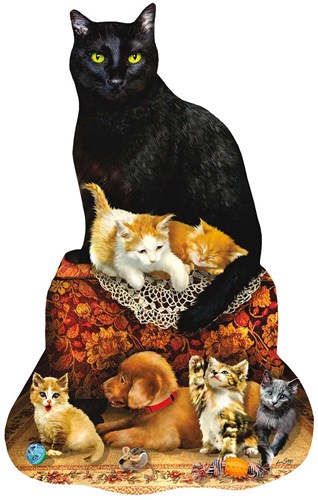 SunsOut puzzle Family Ottoman - 1000 pièces - Art de Lori Schory