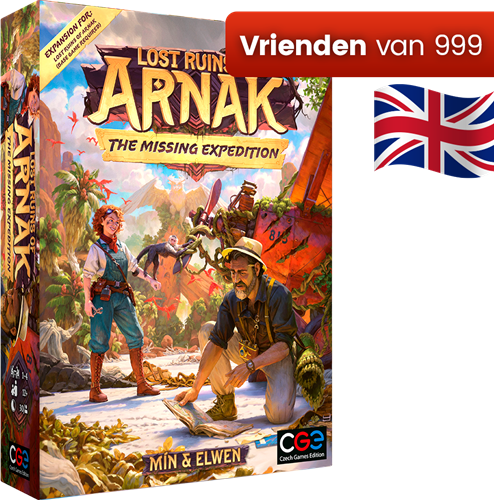 Czech Games Edition extension de jeu de société Lost Ruins of Arnak The Missing Expedition 12+ Anglais