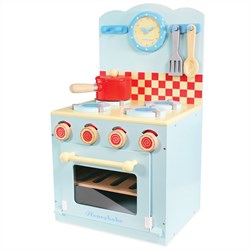Le Toy Van four et cuisinière en bois bleu - cuisine jouet enfant