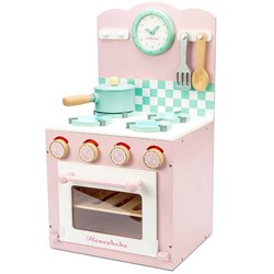 Le Toy Van LTV - Ensemble four et plaque de cuisson rose