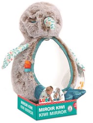 Ludi peluche jouet Kiwi avec miroir et son pour bébés