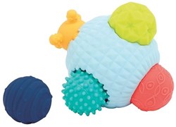 Ludi balle puzzle sensorielle - jouet sensoriel coloré pour bébés